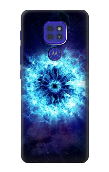 W3549 Shockwave Explosion Hülle Schutzhülle Taschen und Leder Flip für Motorola Moto G9 Play