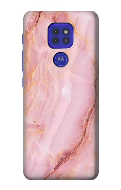 W3670 Blood Marble Hülle Schutzhülle Taschen und Leder Flip für Motorola Moto G9 Play