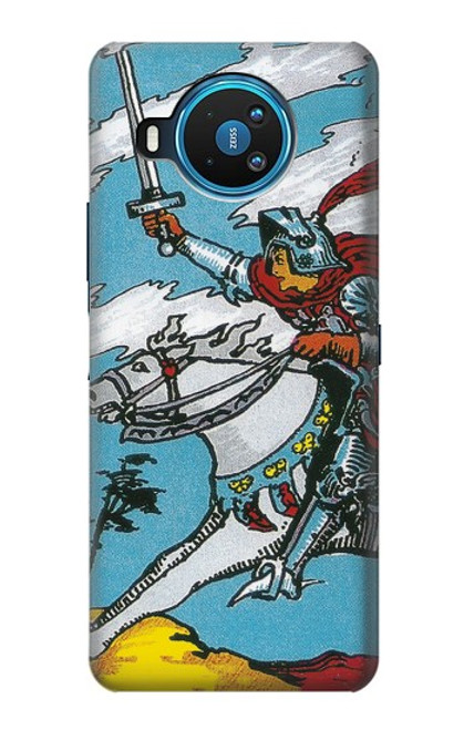 W3731 Tarot Card Knight of Swords Hülle Schutzhülle Taschen und Leder Flip für Nokia 8.3 5G