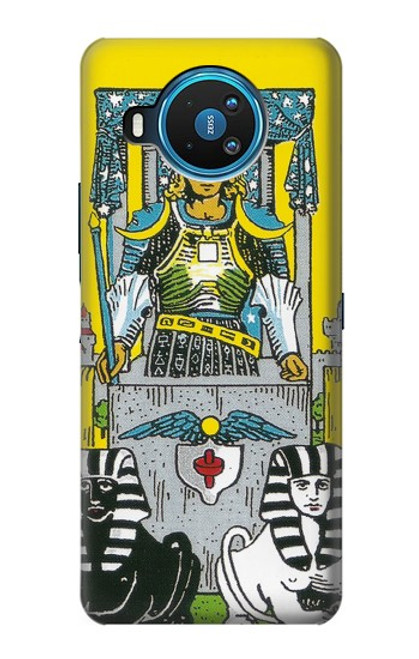 W3739 Tarot Card The Chariot Hülle Schutzhülle Taschen und Leder Flip für Nokia 8.3 5G