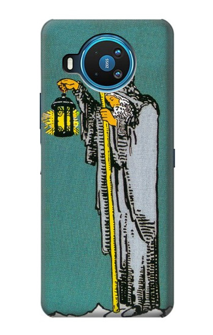 W3741 Tarot Card The Hermit Hülle Schutzhülle Taschen und Leder Flip für Nokia 8.3 5G