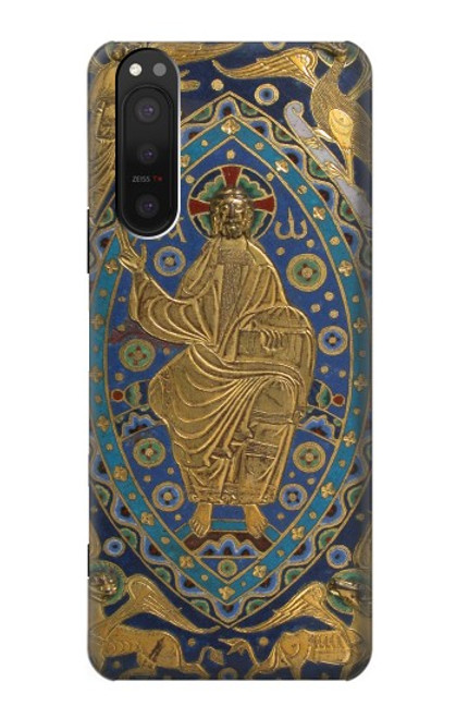 W3620 Book Cover Christ Majesty Hülle Schutzhülle Taschen und Leder Flip für Sony Xperia 5 II