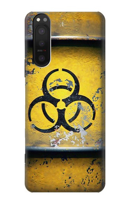 W3669 Biological Hazard Tank Graphic Hülle Schutzhülle Taschen und Leder Flip für Sony Xperia 5 II