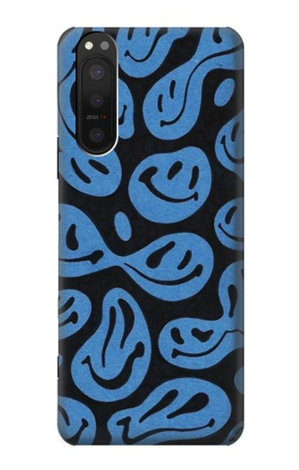 W3679 Cute Ghost Pattern Hülle Schutzhülle Taschen und Leder Flip für Sony Xperia 5 II