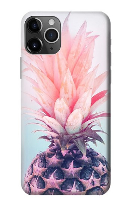 W3711 Pink Pineapple Hülle Schutzhülle Taschen und Leder Flip für iPhone 11 Pro