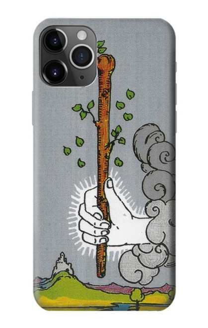 W3723 Tarot Card Age of Wands Hülle Schutzhülle Taschen und Leder Flip für iPhone 11 Pro