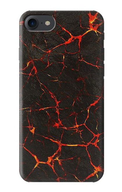 W3696 Lava Magma Hülle Schutzhülle Taschen und Leder Flip für iPhone 7, iPhone 8, iPhone SE (2020) (2022)