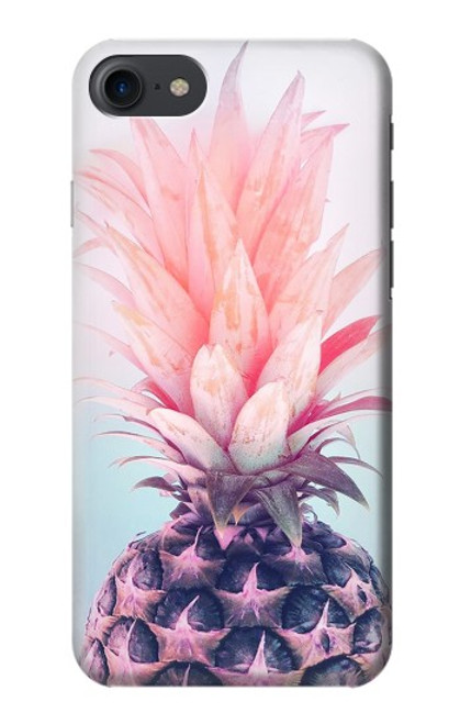 W3711 Pink Pineapple Hülle Schutzhülle Taschen und Leder Flip für iPhone 7, iPhone 8, iPhone SE (2020) (2022)