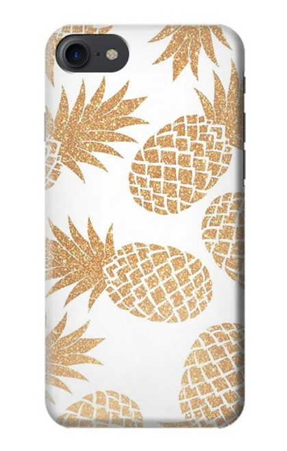 W3718 Seamless Pineapple Hülle Schutzhülle Taschen und Leder Flip für iPhone 7, iPhone 8, iPhone SE (2020) (2022)