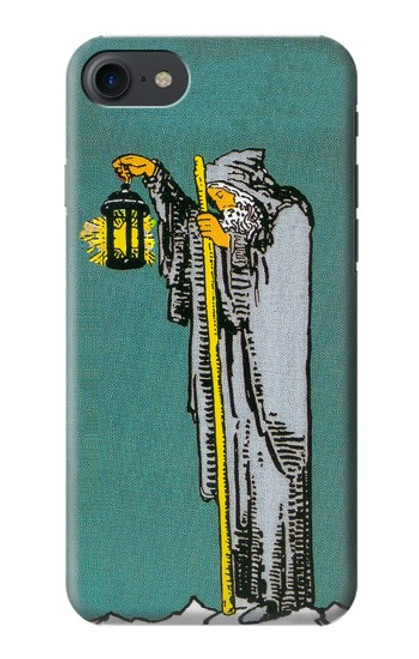 W3741 Tarot Card The Hermit Hülle Schutzhülle Taschen und Leder Flip für iPhone 7, iPhone 8, iPhone SE (2020) (2022)