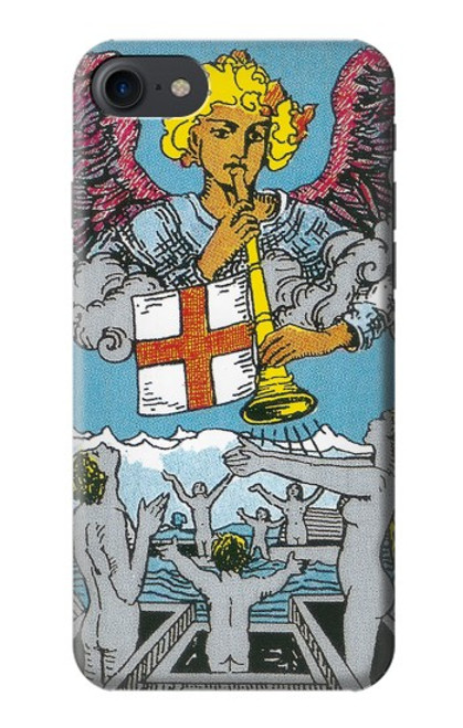 W3743 Tarot Card The Judgement Hülle Schutzhülle Taschen und Leder Flip für iPhone 7, iPhone 8, iPhone SE (2020) (2022)