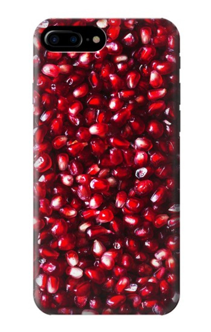 W3757 Pomegranate Hülle Schutzhülle Taschen und Leder Flip für iPhone 7 Plus, iPhone 8 Plus