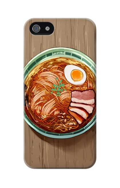W3756 Ramen Noodles Hülle Schutzhülle Taschen und Leder Flip für iPhone 5C