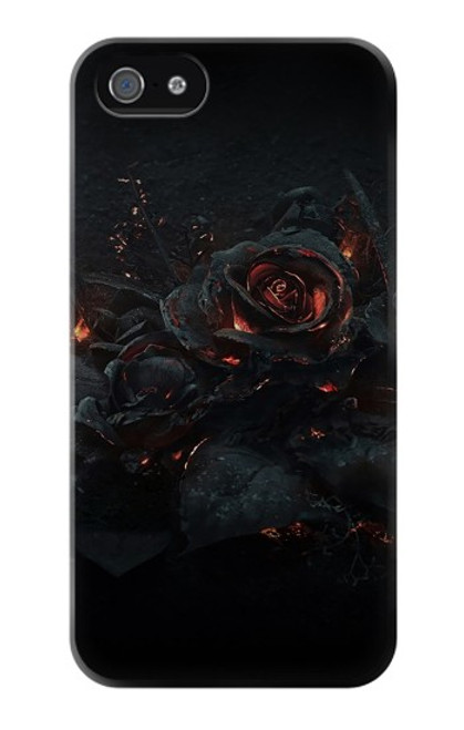 W3672 Burned Rose Hülle Schutzhülle Taschen und Leder Flip für iPhone 4 4S