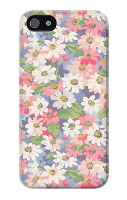 W3688 Floral Flower Art Pattern Hülle Schutzhülle Taschen und Leder Flip für iPhone 4 4S