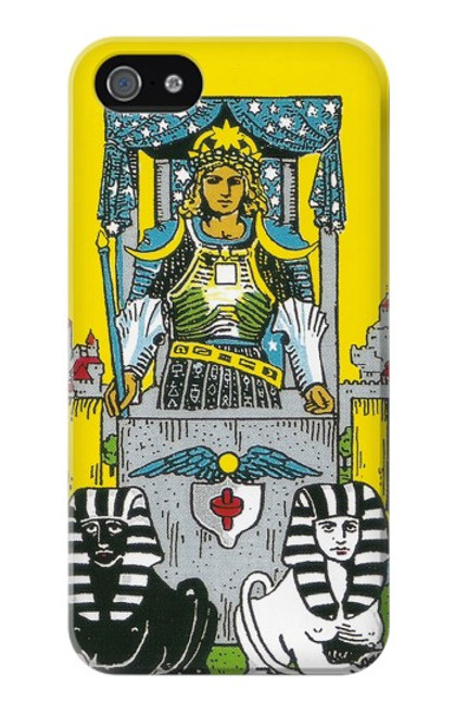 W3739 Tarot Card The Chariot Hülle Schutzhülle Taschen und Leder Flip für iPhone 4 4S