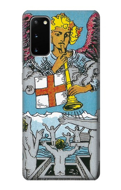 W3743 Tarot Card The Judgement Hülle Schutzhülle Taschen und Leder Flip für Samsung Galaxy S20