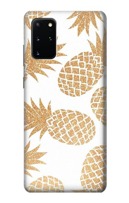 W3718 Seamless Pineapple Hülle Schutzhülle Taschen und Leder Flip für Samsung Galaxy S20 Plus, Galaxy S20+