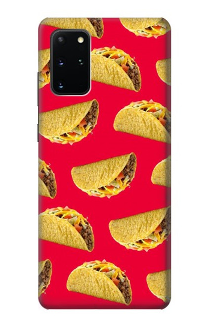 W3755 Mexican Taco Tacos Hülle Schutzhülle Taschen und Leder Flip für Samsung Galaxy S20 Plus, Galaxy S20+