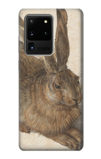 W3781 Albrecht Durer Young Hare Hülle Schutzhülle Taschen und Leder Flip für Samsung Galaxy S20 Ultra