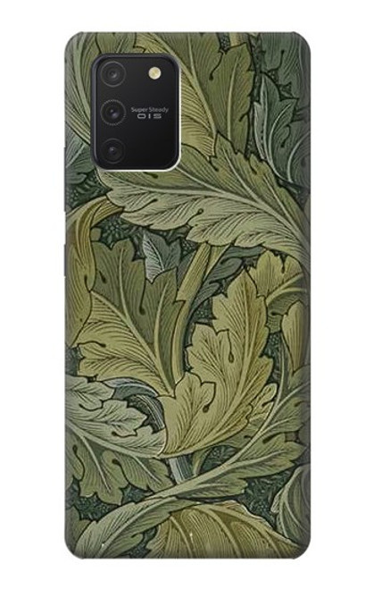 W3790 William Morris Acanthus Leaves Hülle Schutzhülle Taschen und Leder Flip für Samsung Galaxy S10 Lite