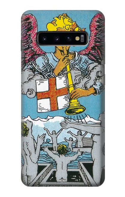 W3743 Tarot Card The Judgement Hülle Schutzhülle Taschen und Leder Flip für Samsung Galaxy S10 Plus