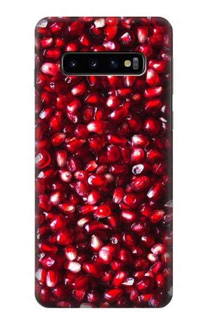 W3757 Pomegranate Hülle Schutzhülle Taschen und Leder Flip für Samsung Galaxy S10
