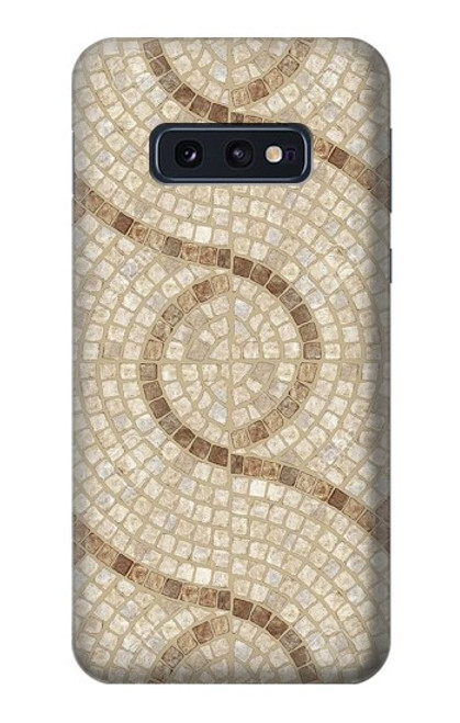 W3703 Mosaic Tiles Hülle Schutzhülle Taschen und Leder Flip für Samsung Galaxy S10e