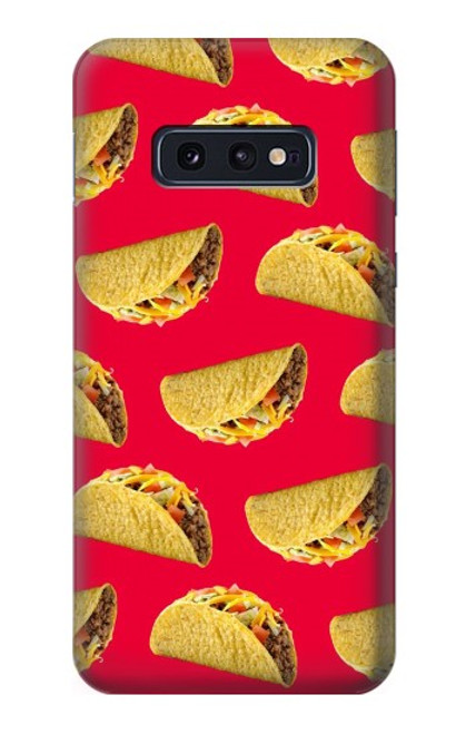 W3755 Mexican Taco Tacos Hülle Schutzhülle Taschen und Leder Flip für Samsung Galaxy S10e