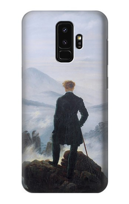 W3789 Wanderer above the Sea of Fog Hülle Schutzhülle Taschen und Leder Flip für Samsung Galaxy S9 Plus