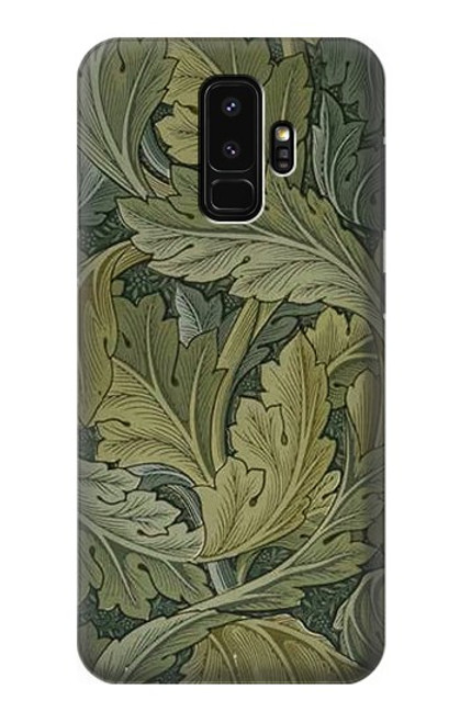 W3790 William Morris Acanthus Leaves Hülle Schutzhülle Taschen und Leder Flip für Samsung Galaxy S9 Plus