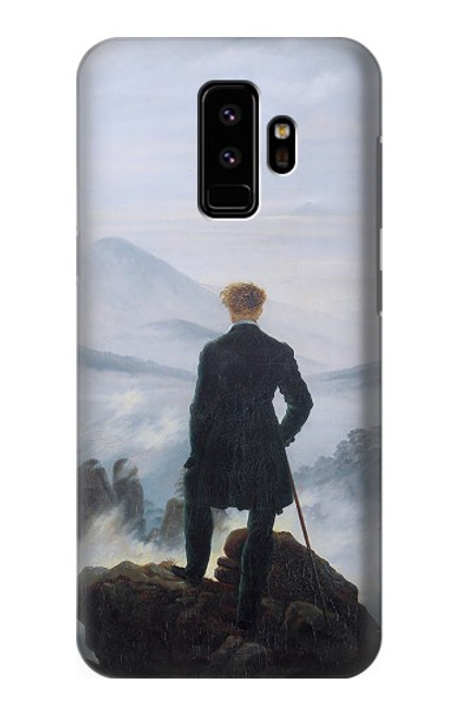 W3789 Wanderer above the Sea of Fog Hülle Schutzhülle Taschen und Leder Flip für Samsung Galaxy S9