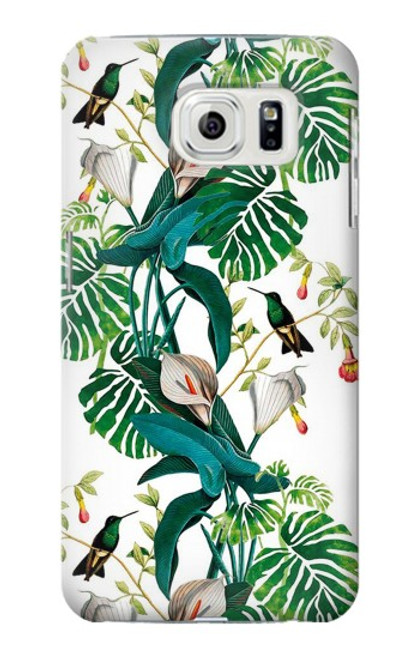 W3697 Leaf Life Birds Hülle Schutzhülle Taschen und Leder Flip für Samsung Galaxy S7 Edge