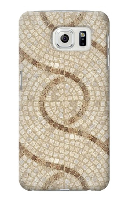 W3703 Mosaic Tiles Hülle Schutzhülle Taschen und Leder Flip für Samsung Galaxy S7 Edge