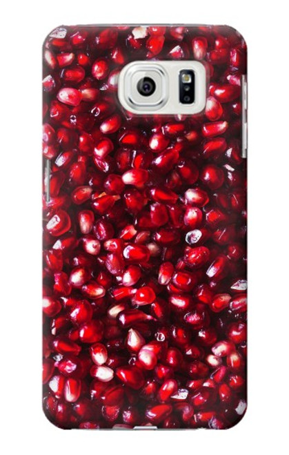 W3757 Pomegranate Hülle Schutzhülle Taschen und Leder Flip für Samsung Galaxy S7 Edge