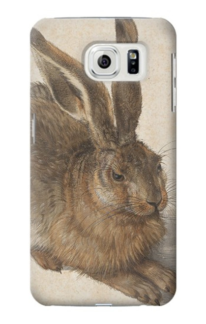 W3781 Albrecht Durer Young Hare Hülle Schutzhülle Taschen und Leder Flip für Samsung Galaxy S7 Edge