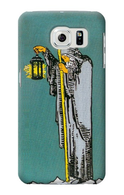 W3741 Tarot Card The Hermit Hülle Schutzhülle Taschen und Leder Flip für Samsung Galaxy S6