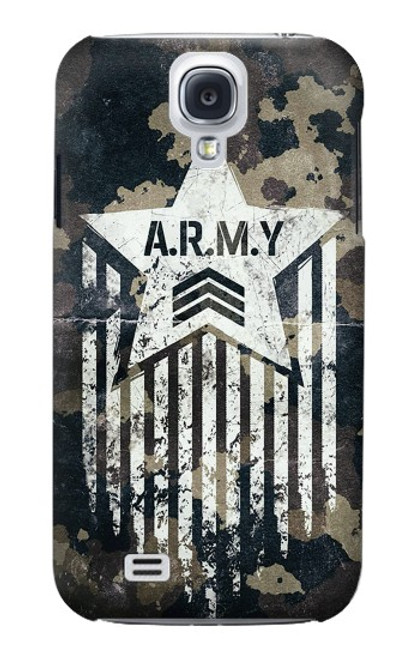 W3666 Army Camo Camouflage Hülle Schutzhülle Taschen und Leder Flip für Samsung Galaxy S4