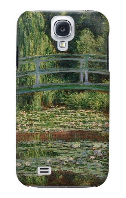 W3674 Claude Monet Footbridge and Water Lily Pool Hülle Schutzhülle Taschen und Leder Flip für Samsung Galaxy S4