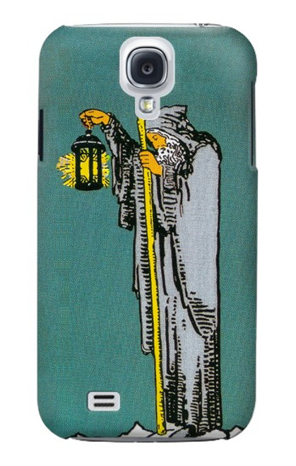 W3741 Tarot Card The Hermit Hülle Schutzhülle Taschen und Leder Flip für Samsung Galaxy S4