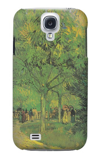 W3748 Van Gogh A Lane in a Public Garden Hülle Schutzhülle Taschen und Leder Flip für Samsung Galaxy S4