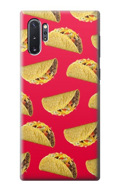 W3755 Mexican Taco Tacos Hülle Schutzhülle Taschen und Leder Flip für Samsung Galaxy Note 10 Plus