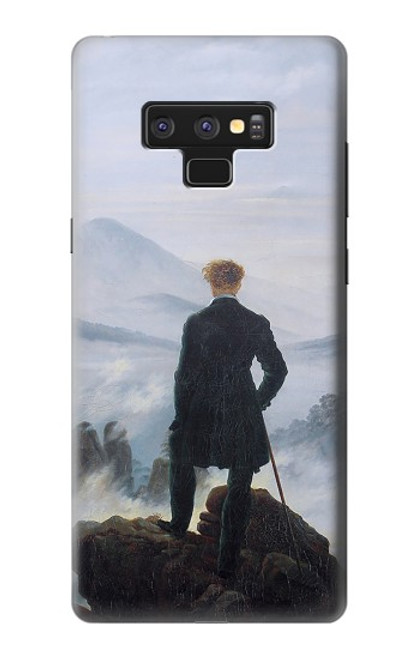 W3789 Wanderer above the Sea of Fog Hülle Schutzhülle Taschen und Leder Flip für Note 9 Samsung Galaxy Note9