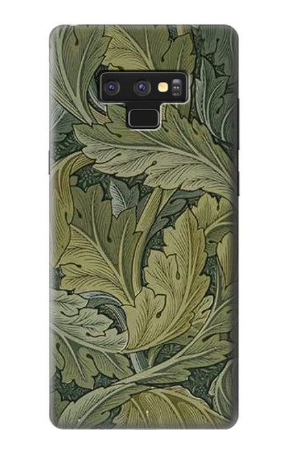 W3790 William Morris Acanthus Leaves Hülle Schutzhülle Taschen und Leder Flip für Note 9 Samsung Galaxy Note9