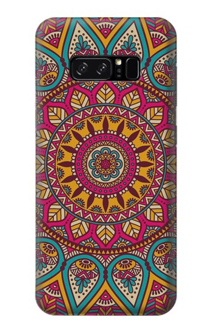 W3694 Hippie Art Pattern Hülle Schutzhülle Taschen und Leder Flip für Note 8 Samsung Galaxy Note8