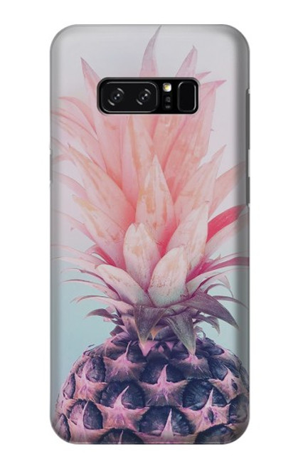 W3711 Pink Pineapple Hülle Schutzhülle Taschen und Leder Flip für Note 8 Samsung Galaxy Note8