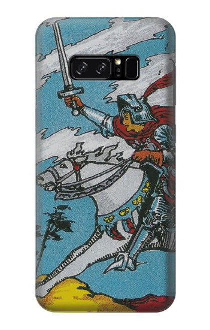 W3731 Tarot Card Knight of Swords Hülle Schutzhülle Taschen und Leder Flip für Note 8 Samsung Galaxy Note8