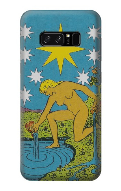 W3744 Tarot Card The Star Hülle Schutzhülle Taschen und Leder Flip für Note 8 Samsung Galaxy Note8