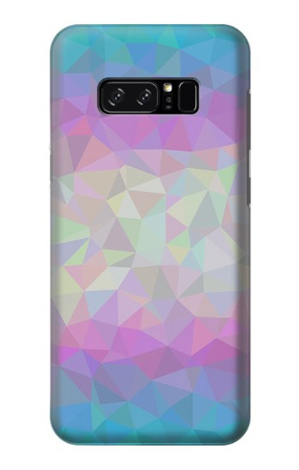 W3747 Trans Flag Polygon Hülle Schutzhülle Taschen und Leder Flip für Note 8 Samsung Galaxy Note8