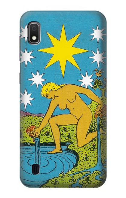 W3744 Tarot Card The Star Hülle Schutzhülle Taschen und Leder Flip für Samsung Galaxy A10